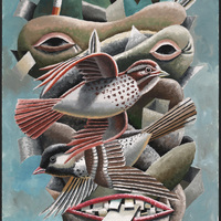 Morgan Bulkeley'swork, Book: Harris's Sparrow Mask